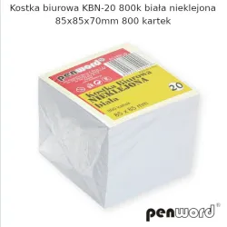 Kostka do kubika biała(wkład), 85x85x70,nieklejona Kostka do kubika biała(wkład), 85x85x70,nieklejona